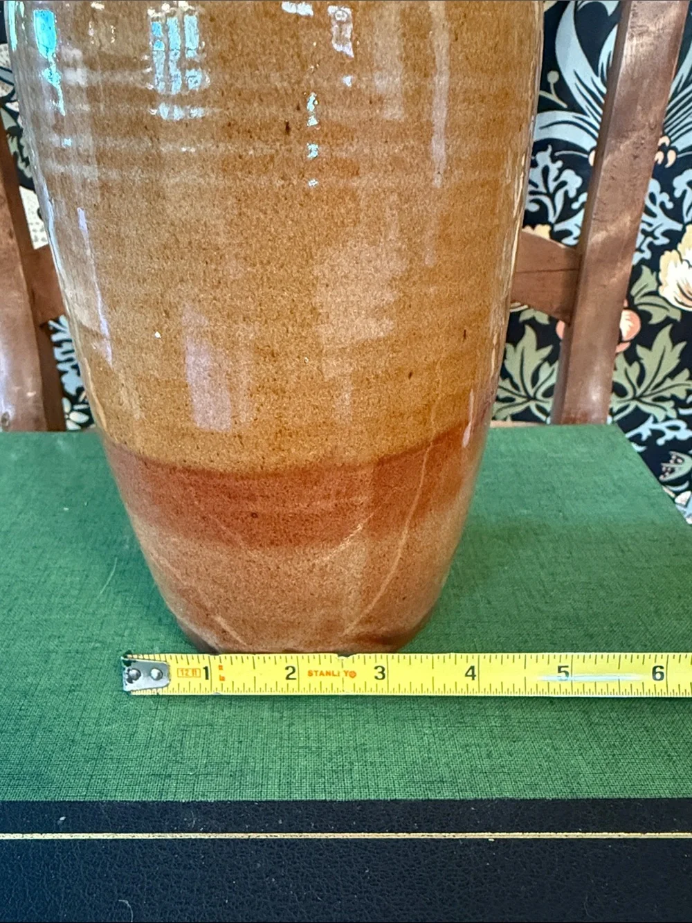 Glazed Stoneware Pottery Vase
